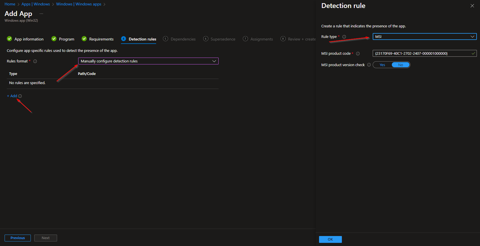 Assigning the app to groups or all users
